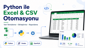  Python ile Excel ve CSV işlemlerini otomatikleştiririm