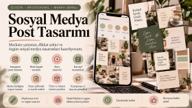 Instagram için profesyonel post tasarımları yapıyorum