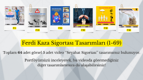 Ben, ferdi kaza sigortası görsel tasarımları yapabilirim