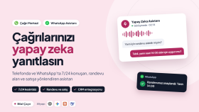 yapay zeka çağrı merkezi ve WhatsApp botu kurabilirim