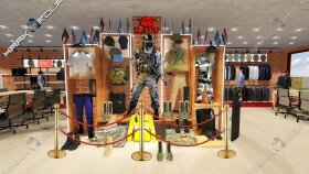 Askeri Malzeme Showroom Tasarımı