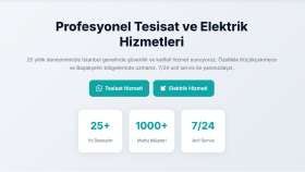 Statik Web Sitesi – Modern Tasarım Örneği
