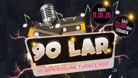 Çatı Events 90's Parti Posteri