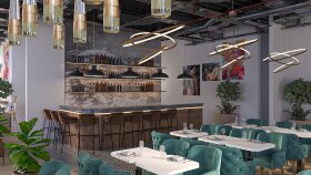  kaliteli bir cafe restoran tasarımı yapabilirim