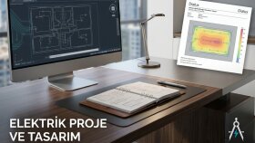 mimari projenize uygun elektrik projesi çizerim