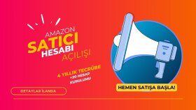 Amazon satıcı hesabınızı açarım