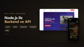 Node.js ile backend ve REST API geliştiririm