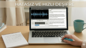 ses ve video deşifresi yaparım