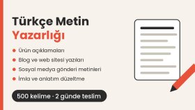 ürün açıklaması, blog ve sosyal medya metni yazarım