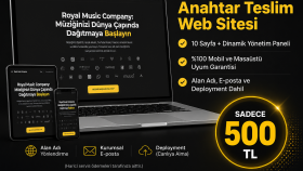 anahtar teslim full web sitesi oluşturabilirim