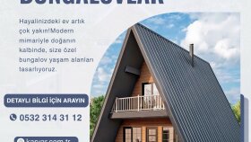 Karvar İnşaat – Bungalov İnşaatı Tanıtım Afişi