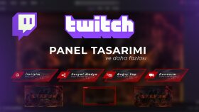 size özel twitch ve youtube panel tasarımları yaparım