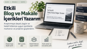 özgün, araştırmaya dayalı blog ve makale içerikleri yazarım
