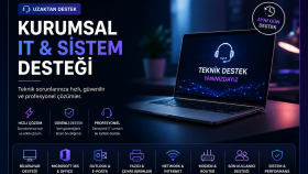 kurumsal bt ve sistem desteği sağlarım