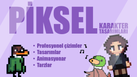 piksel çizimde istediğiniz stili profesyonel şekilde çizerim