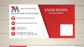 Mew Automations - Kurumsal Kimlik Kartı