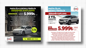 Big Auto Washing - Sosyal Medya Reklamı Tasarımları