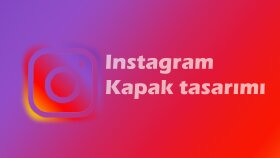 instagram hesabınıza kapak tasarlarım