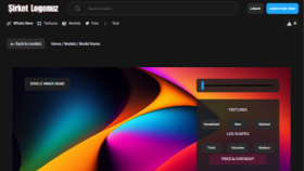 3D Modelling Web Site Tasarımı