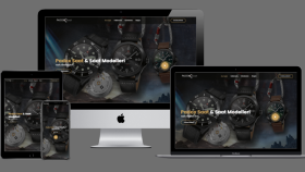 Saat satış firması için kurumsal web sitesi