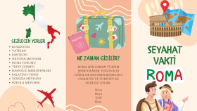 Seyahat Broşür tasarımı