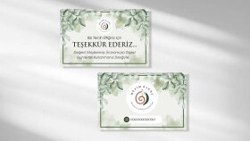 firmanıza uygun kartvizit ve etiketi tasarlarım
