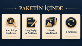 Tek Ürün İçin E-Ticaret Satış Sunumu