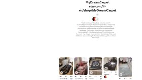 MyDreamCarpet - Etsy Mağazası - Pinterest Tanıtımı
