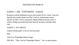PLAY CARD- ÖZGÜRLÜĞE DOKUN!