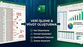 Excel tablolarınızı düzenleyebilir ve pivot yapabilirim