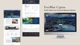 EverBlue Cyprus Kurumsal Website Çalışması