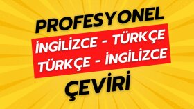 İngilizce -Türkçe olarak çeviri ve yerelleştirme yapabilirim
