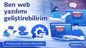uçtan uca profesyonel web yazılımları geliştiririm