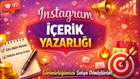 Instagram için satış odaklı metinler yazarım