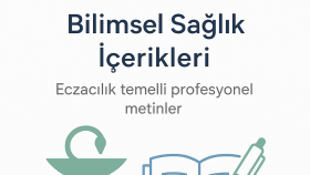sağlık alanında bilimsel metinler yazıyorum