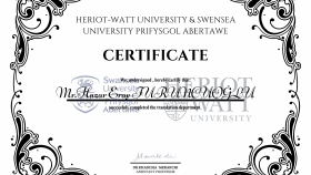 SERTİFİKA & CERTIFICATE 