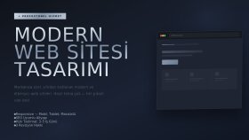 Profesyonel, modern ve mobil uyumlu web sitesi yapıyorum