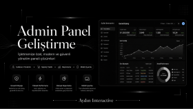 işletmenize özel admin panel geliştiririm