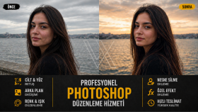fotoğrafınızı profesyonelce düzenleyebilirim ve editlerim