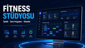 Fitness Stüdyosu - Üyelik ve Ders Programı Sitesi