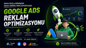 Google Ads reklamlarınızı denetler ve optimize ederim