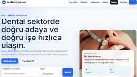 Dentkariyeri.com İçin Kurumsal Web Sitesi Tasarımı
