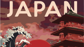 Japonya İllüstrasyon Poster Tasarımı