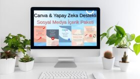 Markan için Canva, yapay zekâ destekli sosyal medya içeriği