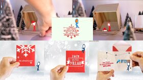 Eğlenceli Karakterler - Yeni Yıl Kutlama Tebrik Videoları