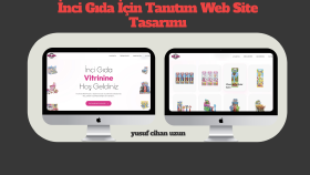 İnci Gıda İçin Tanıtım Web Sitesi