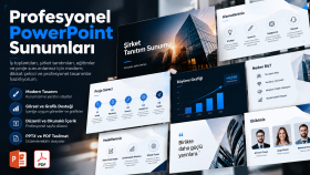 profesyonel PowerPoint sunumları hazırlıyorum