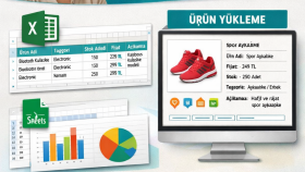 E-ticaret siteleri için hızlı ve düzenli ürün girişi yaparım