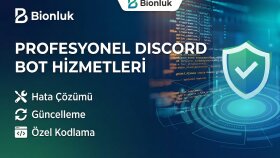 profesyonel discord botu yazar ve tüm hataları gideririm