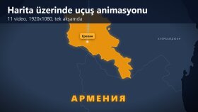 Harita üzerinde uçuş animasyonu, tek akşamda